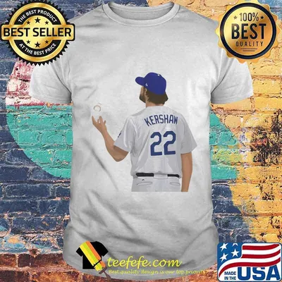 Clayton kershaw 22 baseball player shirt