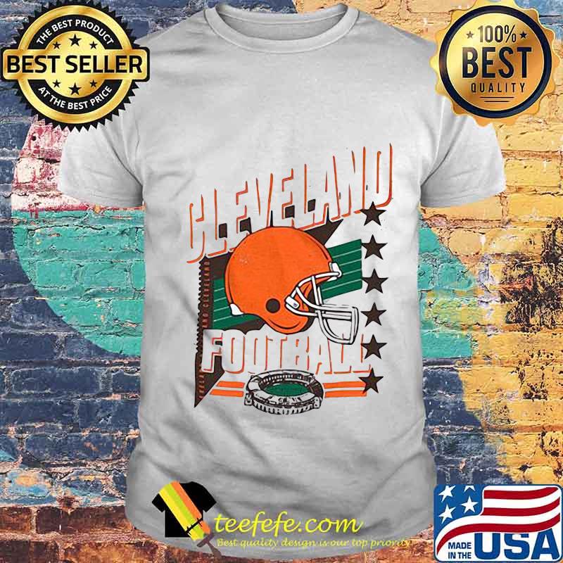 Cleveland browns football america stars shirt