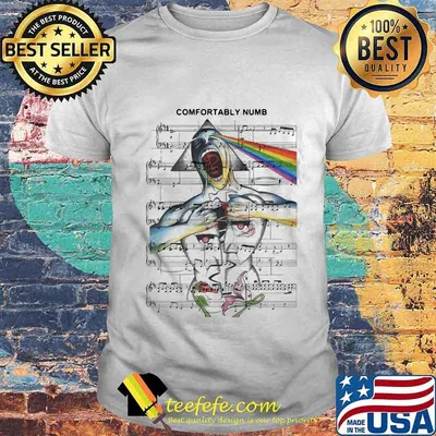 Comfortably Numb Moon Staves Lgbt Shirt