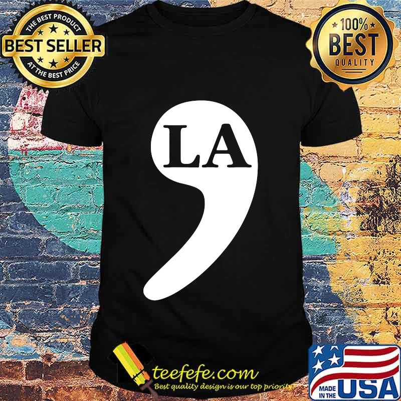 Comma la kamala harris vice president los angeles funny politics shirt