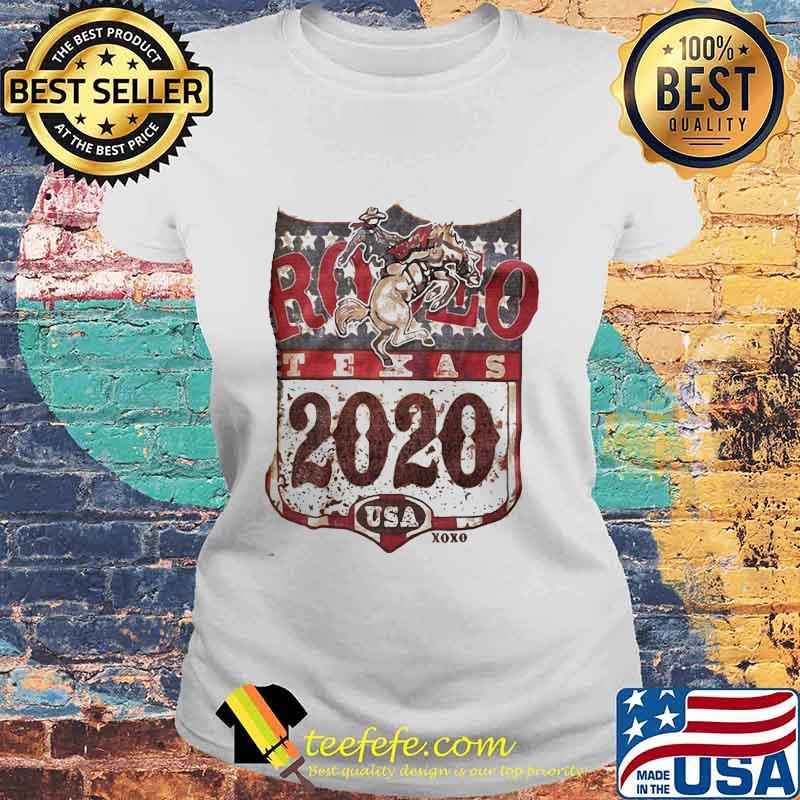 Cowboy Rodeo Texas 2020 Ameican Flag Shirt Laides tee Cowboy Rodeo Texas 2020 Ameican Flag Shirt Laides tee