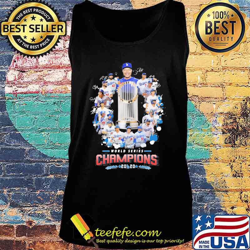 Cup world series champions los angeles dodgers 2020 signatures s Tank top Cup world series champions los angeles dodgers 2020 signatures s Tank top