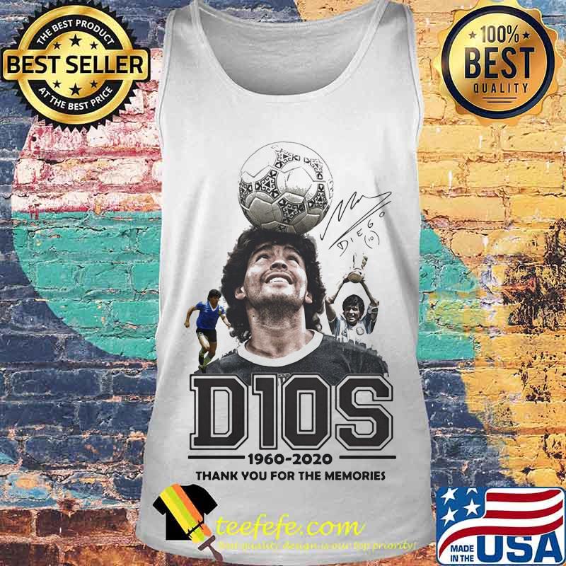 D10s Diego 1960 2020 Thank You For The Memories Argentinian Football Legend And World Shirt Tank top D10s Diego 1960 2020 Thank You For The Memories Argentinian Football Legend And World Shirt Tank top