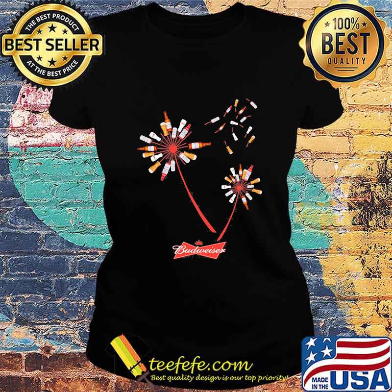 Dandelion flower budweiser beer s Ladies tee Dandelion flower budweiser beer s Ladies tee