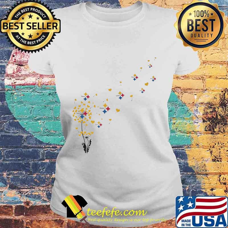 Dandelion flower pittsburgh steelers logo s Laides tee Dandelion flower pittsburgh steelers logo s Laides tee