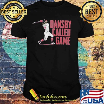 Dansby called game atlanta baseball shirt