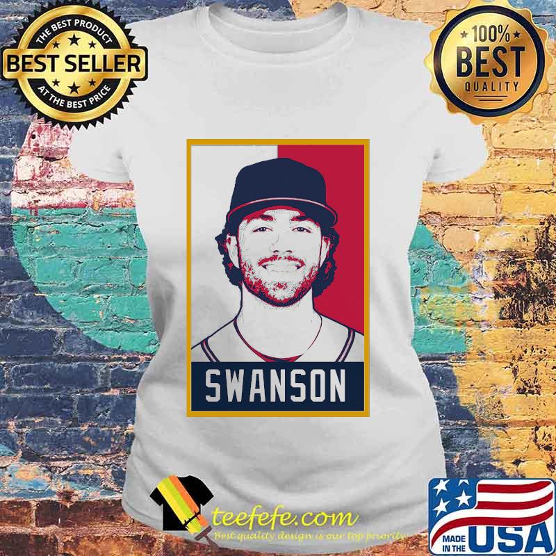 Dansby swanson baseball player art s Laides tee Dansby swanson baseball player art s Laides tee