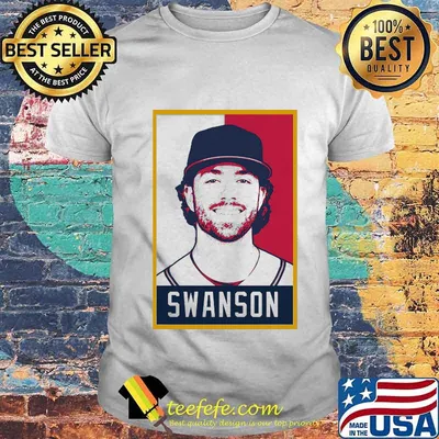 Dansby swanson baseball player art shirt