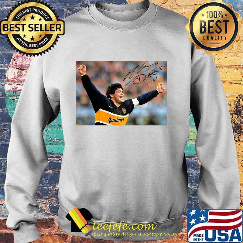 Diego Maradona Argentina Soccer Legend Signature Shirt Sweater Diego Maradona Argentina Soccer Legend Signature Shirt Sweater