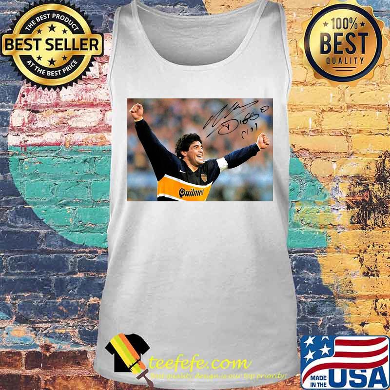 Diego Maradona Argentina Soccer Legend Signature Shirt Tank top Diego Maradona Argentina Soccer Legend Signature Shirt Tank top