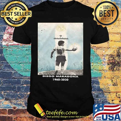 Diego Maradona Legend Football 1960 2020 Shirt