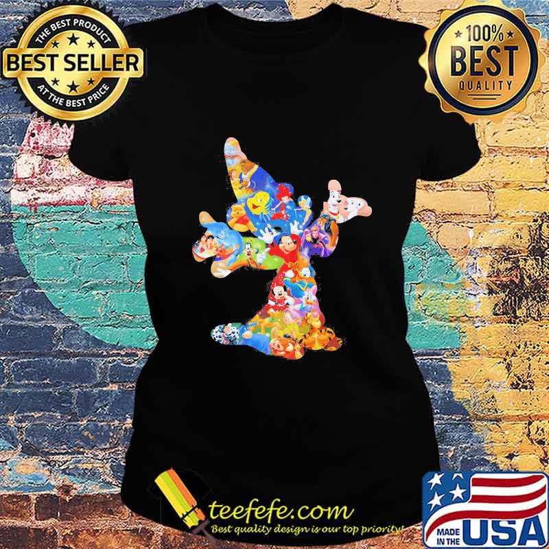 Disney mickey mouse and characters cartoon s Ladies tee Disney mickey mouse and characters cartoon s Ladies tee
