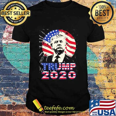 Donald Trump 2020 American Flag President Election Shirt