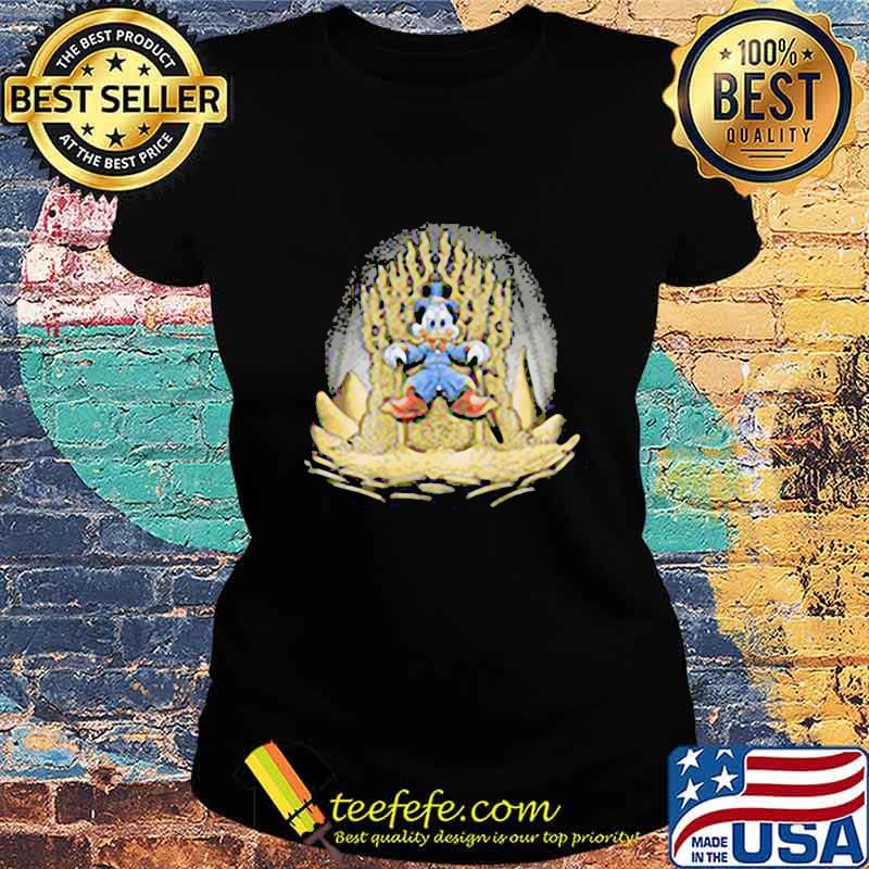 Duck donald gold throne s Ladies tee Duck donald gold throne s Ladies tee