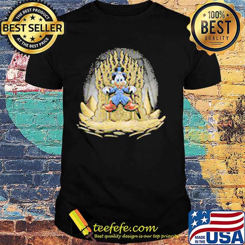 Duck donald gold throne shirt