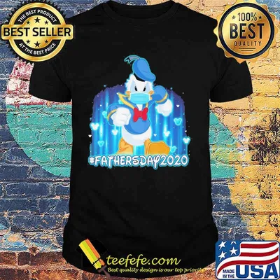 Duck donald's mask fathersday 2020 shirt