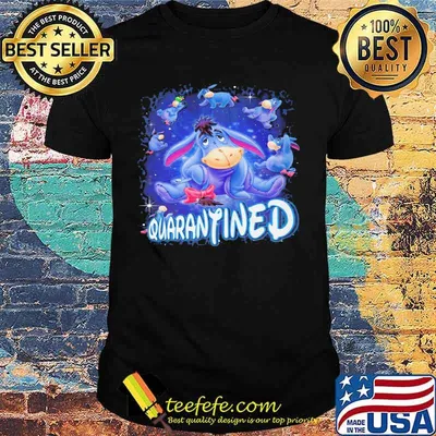 Eeyore donkey quarantined christmas shirt