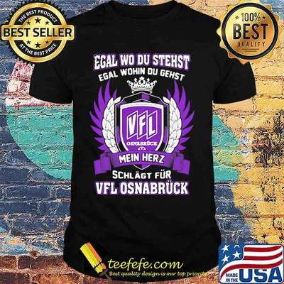 Egal Wo Du Stehst Egal Wohin Du Gehst Rapid Mein Herz Schagt Fur Vfl Crown Shirt