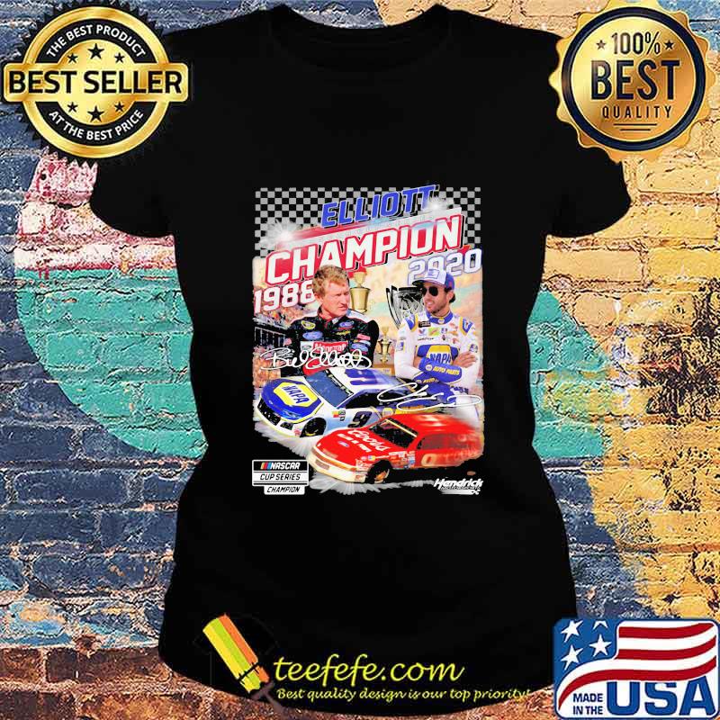 Elliott Champion 1988 2020 Hendrick Signatures Shirt Ladies tee Elliott Champion 1988 2020 Hendrick Signatures Shirt Ladies tee