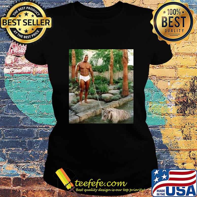 Fact type mike tyson and tiger s Ladies tee Fact type mike tyson and tiger s Ladies tee