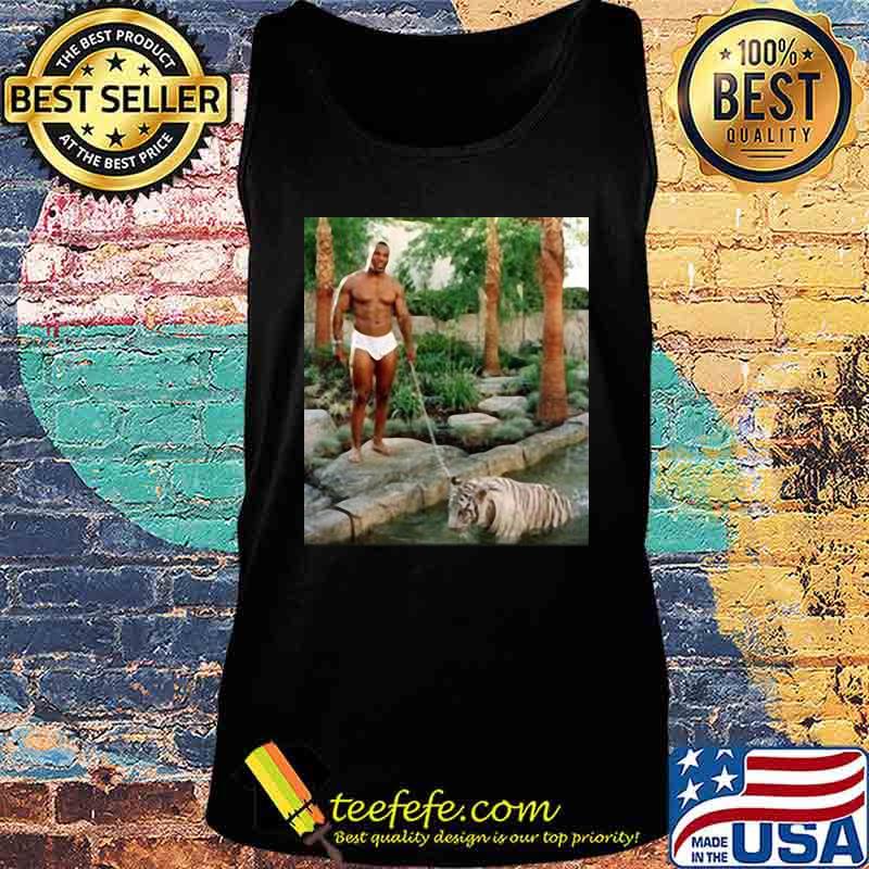 Fact type mike tyson and tiger s Tank top Fact type mike tyson and tiger s Tank top