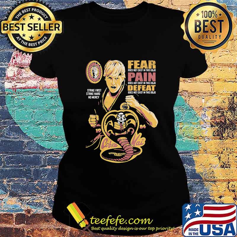 Fear pain defeat cobra mai s Ladies tee Fear pain defeat cobra mai s Ladies tee