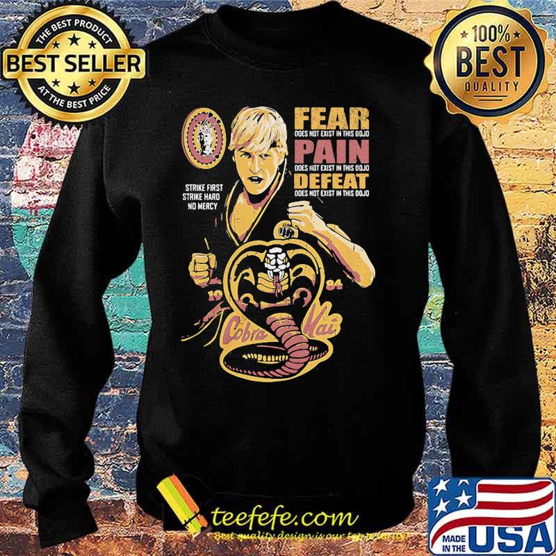 Fear pain defeat cobra mai s Sweater Fear pain defeat cobra mai s Sweater