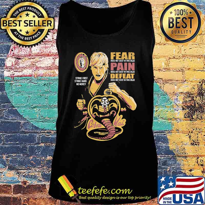 Fear pain defeat cobra mai s Tank top Fear pain defeat cobra mai s Tank top