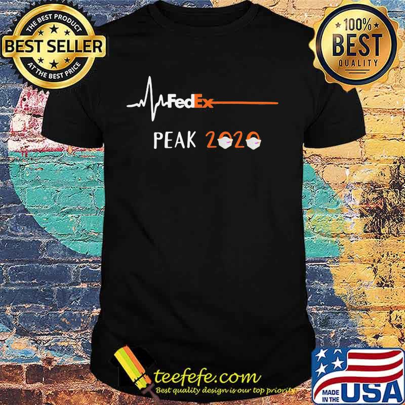 Fedex peak 2020 mask heartbeat shirt