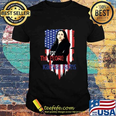 For The People Premium Kamala Harris American Flag Shirt