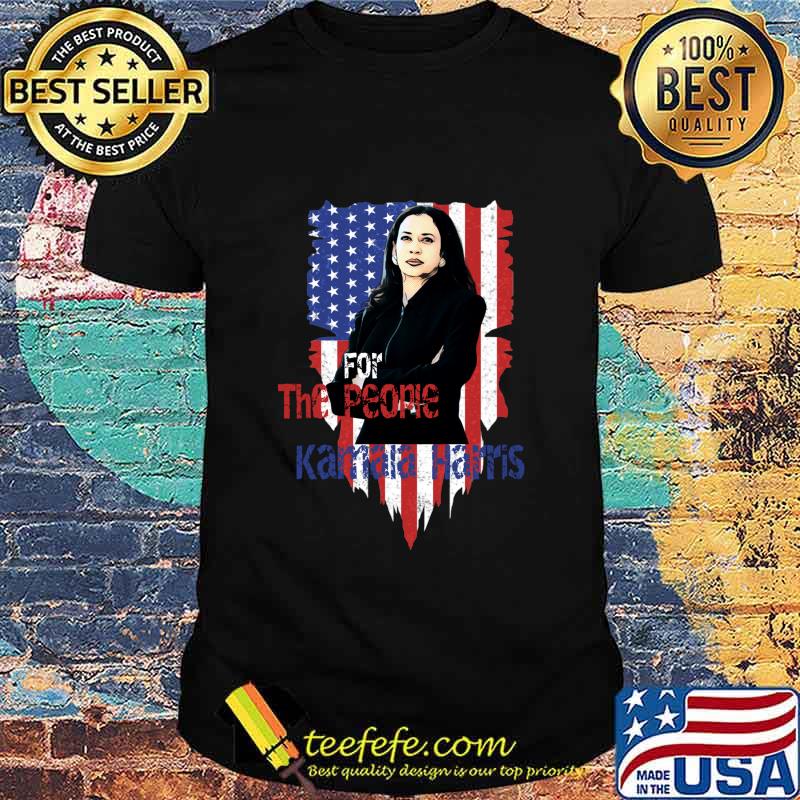 For The People Premium Kamala Harris American Flag Shirt For The People Premium Kamala Harris American Flag Shirt