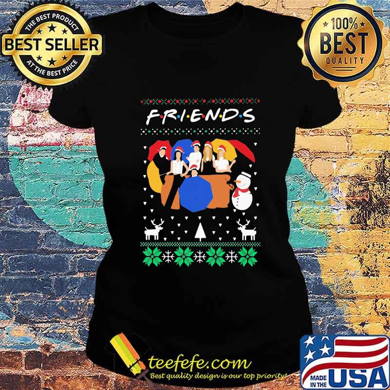 Friends merry ugly christmas s Ladies tee Friends merry ugly christmas s Ladies tee