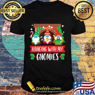 Gnomies face mask christmas pajama for family shirt