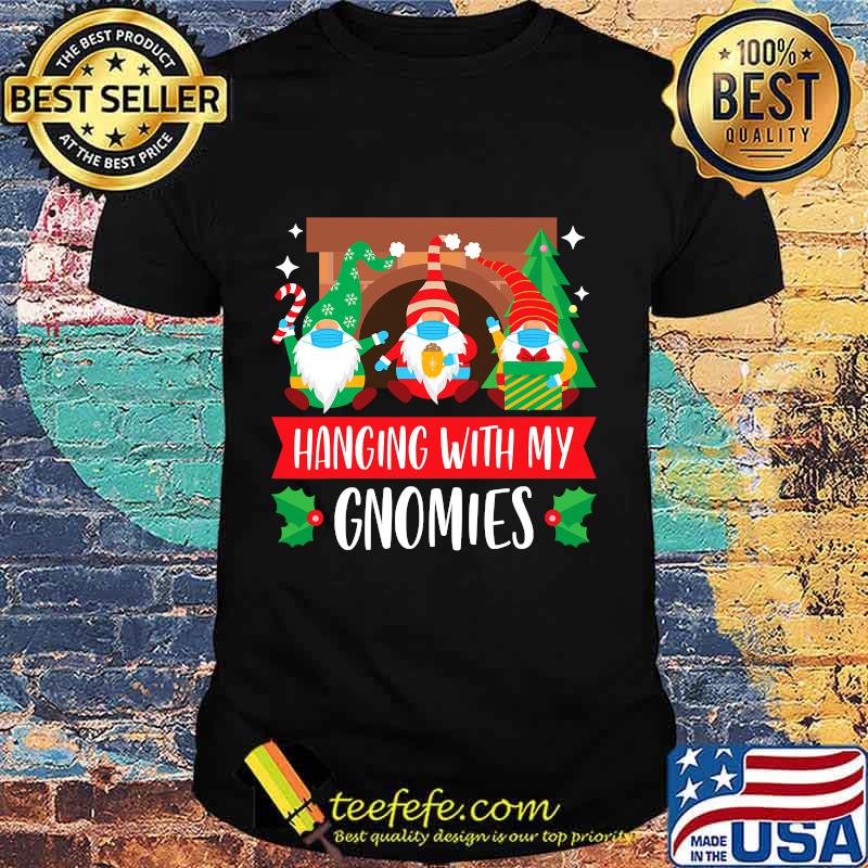 Gnomies face mask christmas pajama for family shirt Gnomies face mask christmas pajama for family shirt