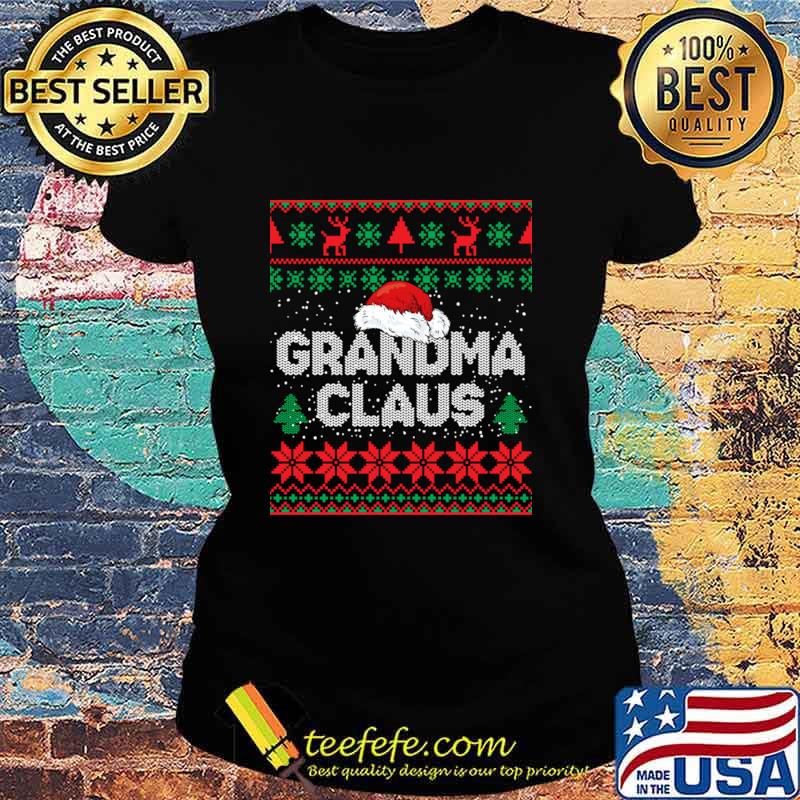 Grandmama Claus Matching Family Group Christmas Shirt Ladies tee Grandmama Claus Matching Family Group Christmas Shirt Ladies tee
