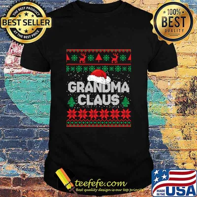 Grandmama Claus Matching Family Group Christmas Shirt