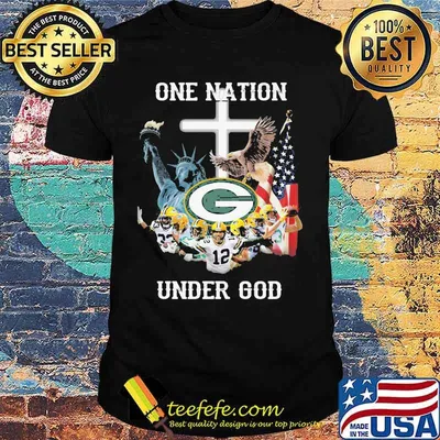 Green bay packers one nation under god shirt