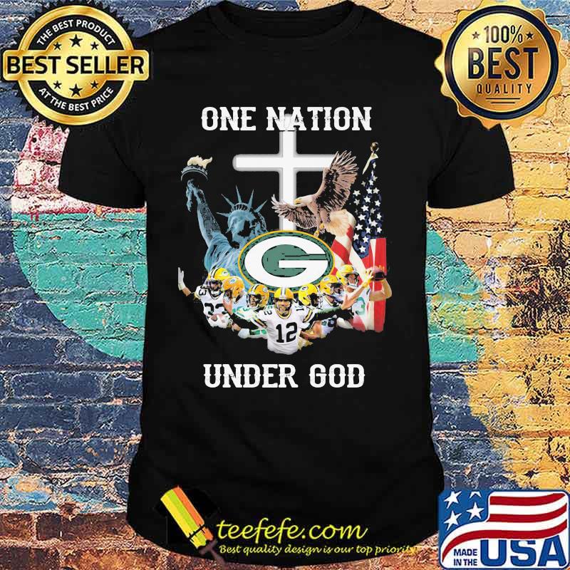 Green bay packers one nation under god shirt
