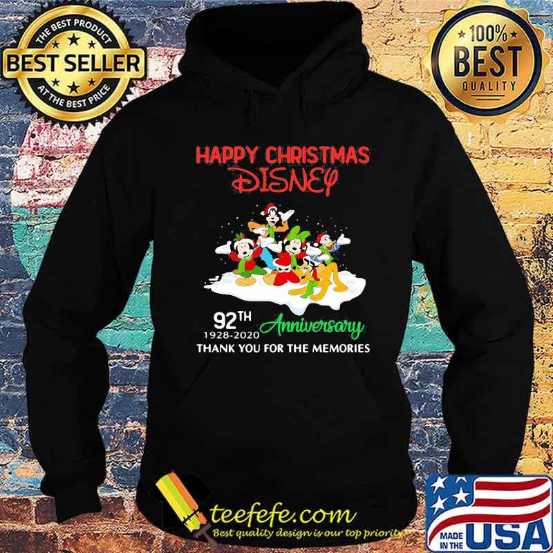 Happy christmas disney 92th 1928 2020 anniversary thank you for the memories s Hoodie Happy christmas disney 92th 1928 2020 anniversary thank you for the memories s Hoodie