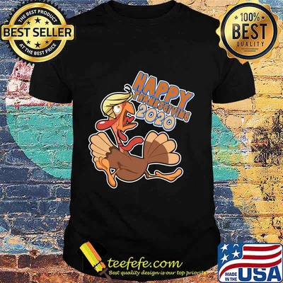 Happy Thanksgiving 2020 Donald Trump Turkey Shirt