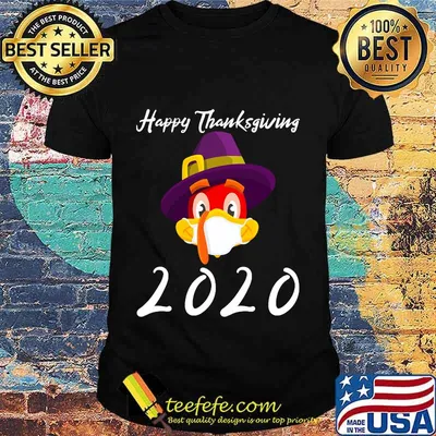 Happy thanksgiving 2020 turkey wearing mask shirt