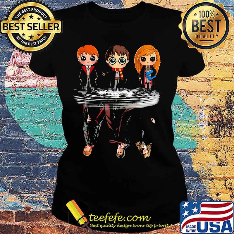 Harry potter characters chibi water reflection s Ladies tee Harry potter characters chibi water reflection s Ladies tee