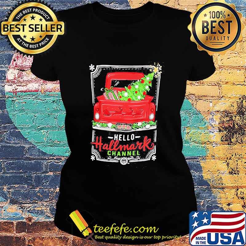 Hello hallmark channel car vintage s Ladies tee Hello hallmark channel car vintage s Ladies tee