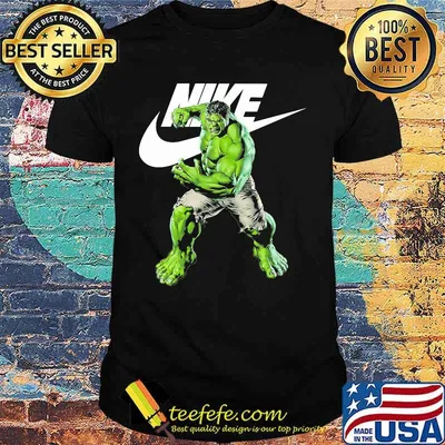 Hero hulk nike logo shirt