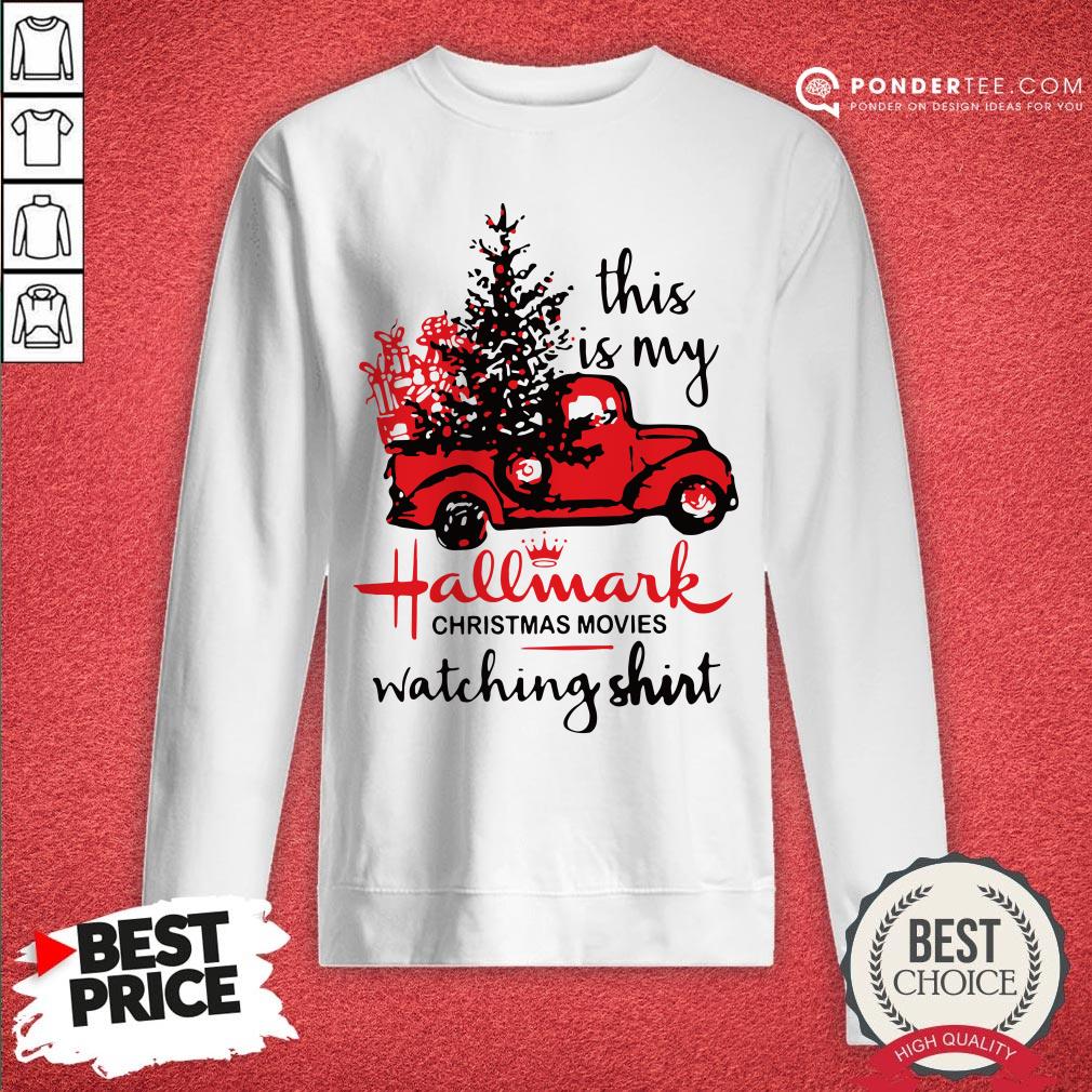 Hot This Is My Hallmark Christmas Movies Watching Shirt
