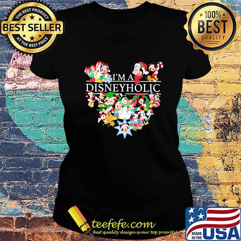 I'm a disney holic heart mickey mouse s Ladies tee I'm a disney holic heart mickey mouse s Ladies tee