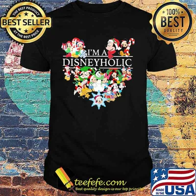 I'm a disney holic heart mickey mouse shirt