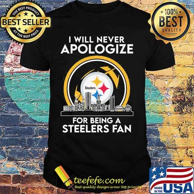 I Will Never Apologize For Being A Steelers Fan City Shirt