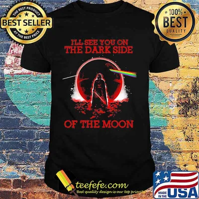 I’ll See You On The Dark Side Of The Moon Red Lgbt Rainbow Shirt