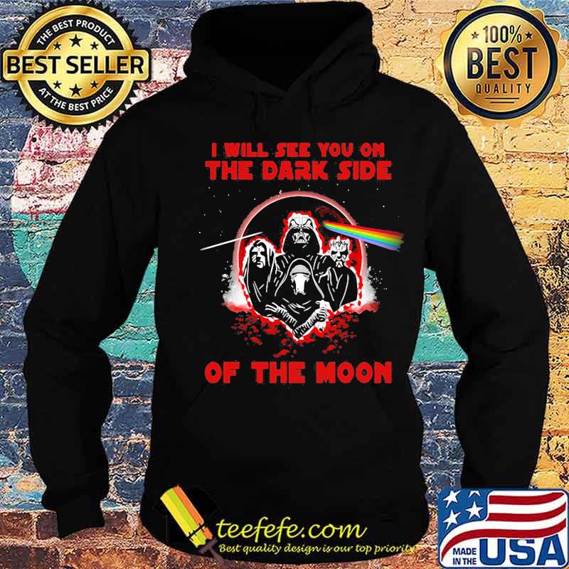 I’ll See You On The Dark Side Of The Moon Skull Raibow Pink Floyd Lgbt Shirt Hoodie I’ll See You On The Dark Side Of The Moon Skull Raibow Pink Floyd Lgbt Shirt Hoodie